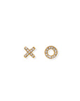 Screwback Stud Earrings - XO