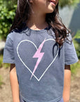 Washed Cotton Drop Shoulder Tee.