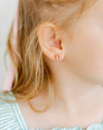 Screwback Stud Earrings - Madison Pink