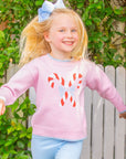 Girls Sweater - Candy Canes