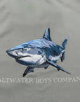 Boys Great White Performance Tee SS- Grey