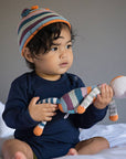 Velvety Plush Organic Bunny - Multi
