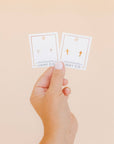 Screwback Stud Earrings - Catherine Cross