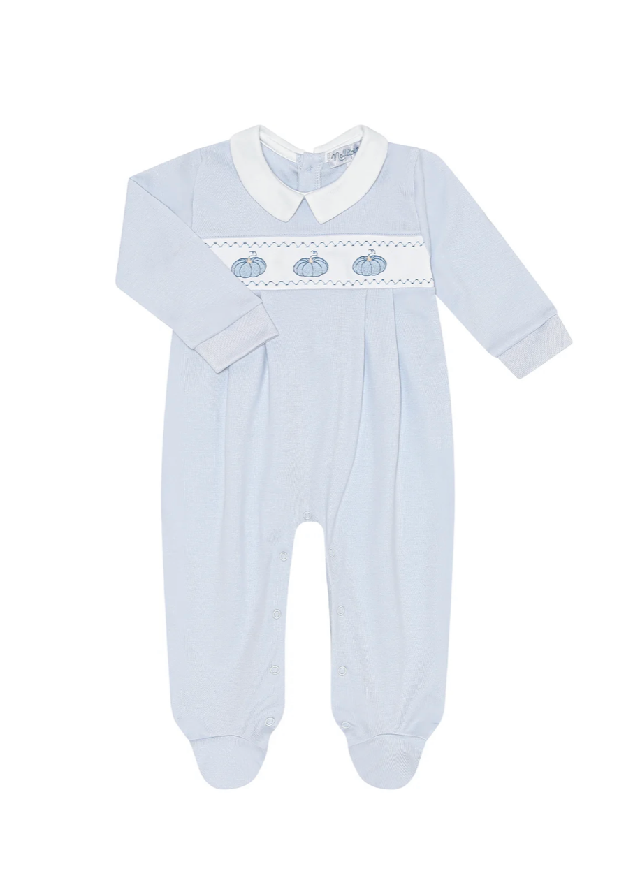 Pumpkin Patch Embroidered Playsuit