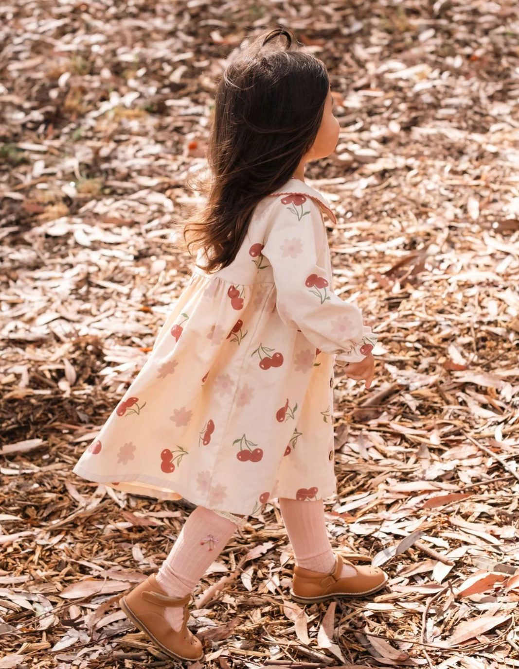 Clementine Dress in Cherry Bloom