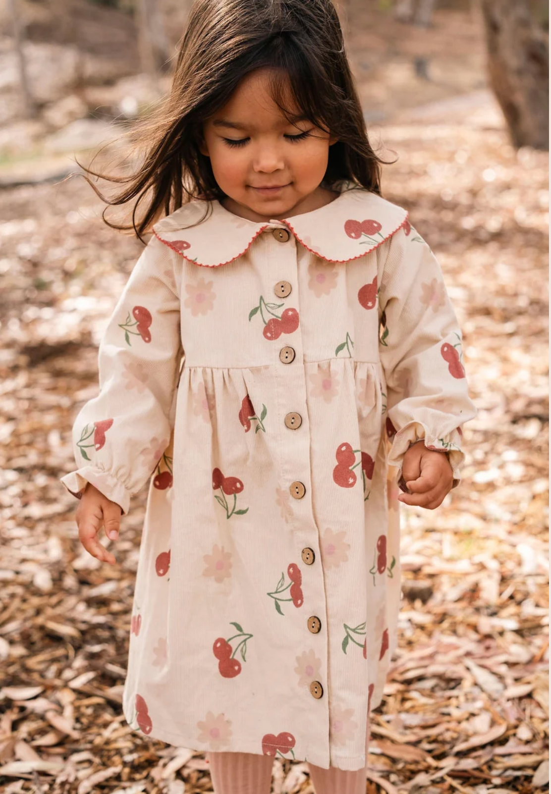 Clementine Dress in Cherry Bloom