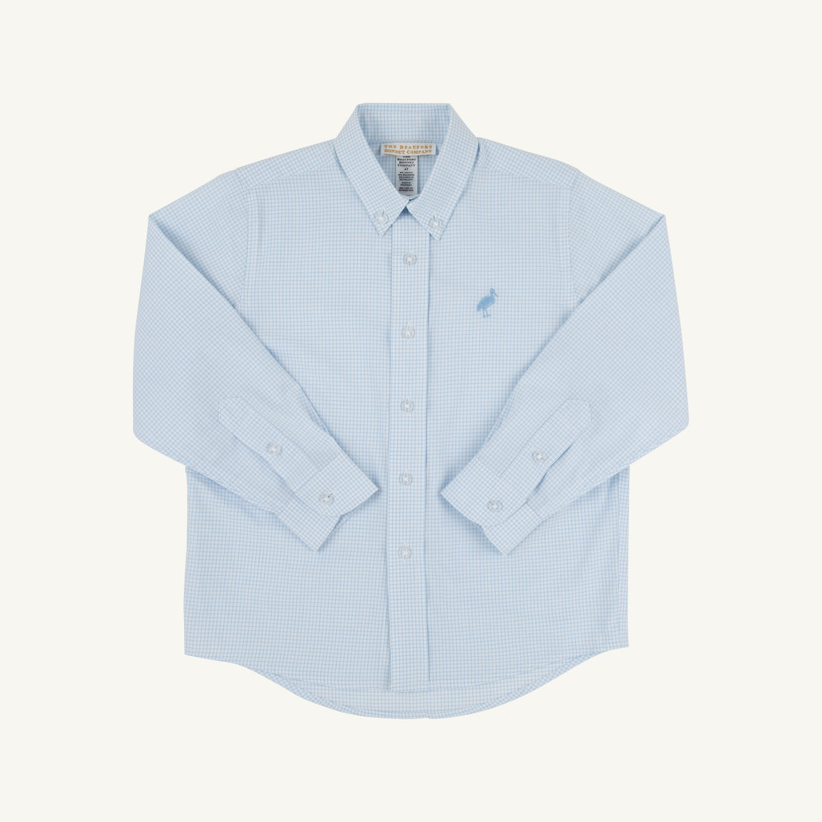 Dean's List Dress Shirt Barrington Blue Mini Windowpane