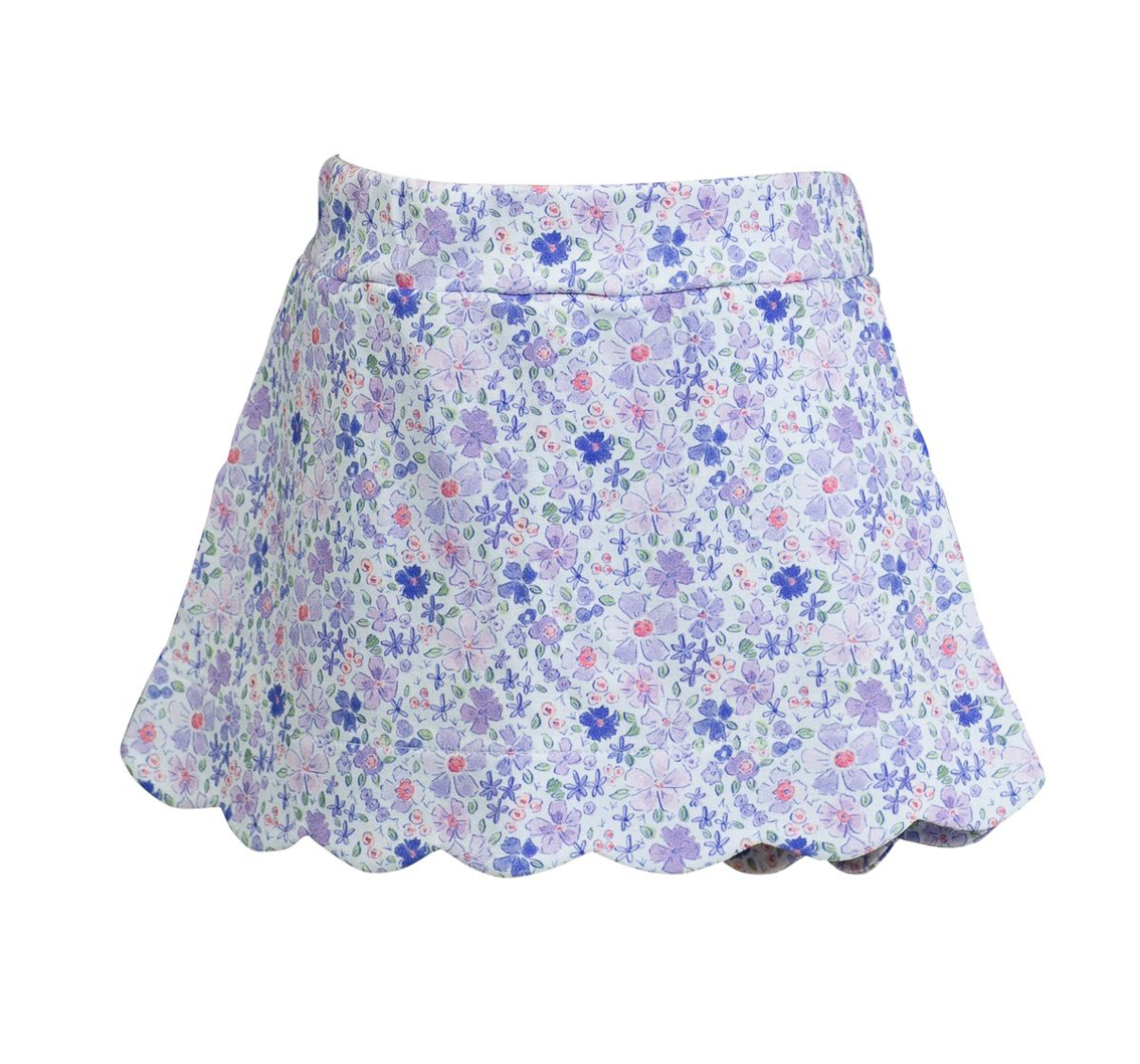 *Pre-Sale* Iris Garden Scallop Skort