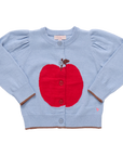 Girls Constance Sweater Light Blue Apple