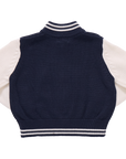 Boys Varsity Zip Sweater Navy