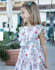 Girls Raphaela Dress Multi Bouquet Floral