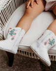 Nomandino Baby Boots Juliet White