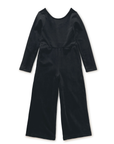 Velour Jump Suit Jet Black