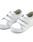 Caroline Scalloped White Sneaker