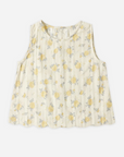 Lenny Top Lemon Ditsy Flower