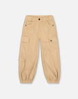 Parachute Corduroy Pants with Cargo Pockets