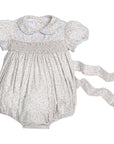 Smocked Peter Pan Bubble Winthrop Floral