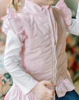 Pink Ruffle Vest