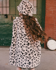 Faux Fur Long Coat Animal Print