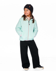 Reversible Mid-Season Jacket Brook Green/Animal Print