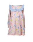 Ribbon Party Dress Long Sleeve