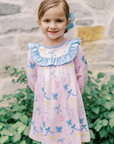 Ribbon Party Dress Long Sleeve