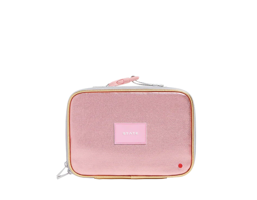 Rodgers Lunch Box Metallic Pink/Silver