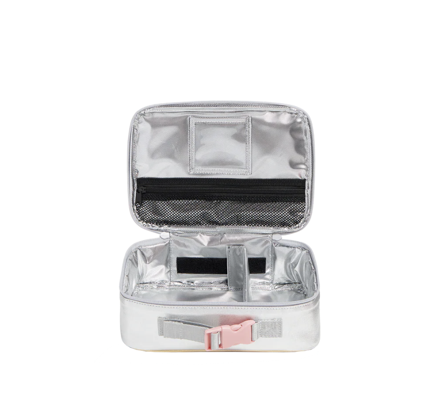 Rodgers Lunch Box Metallic Pink/Silver