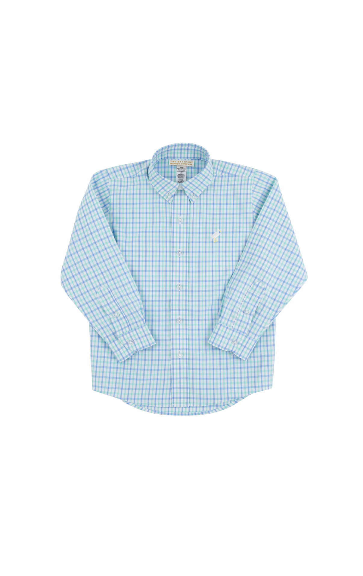 Dean&#39;s List Dress Shirt- Sunrise Blvd Blue &amp; Turks