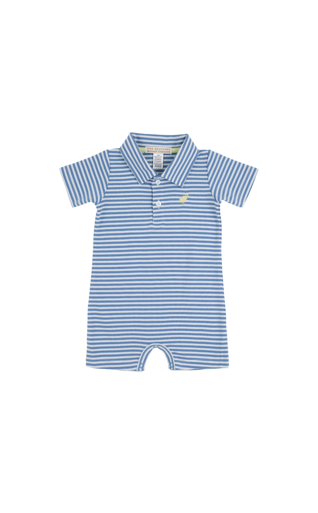 Barbados Blue Stripe Sir Propers Romper