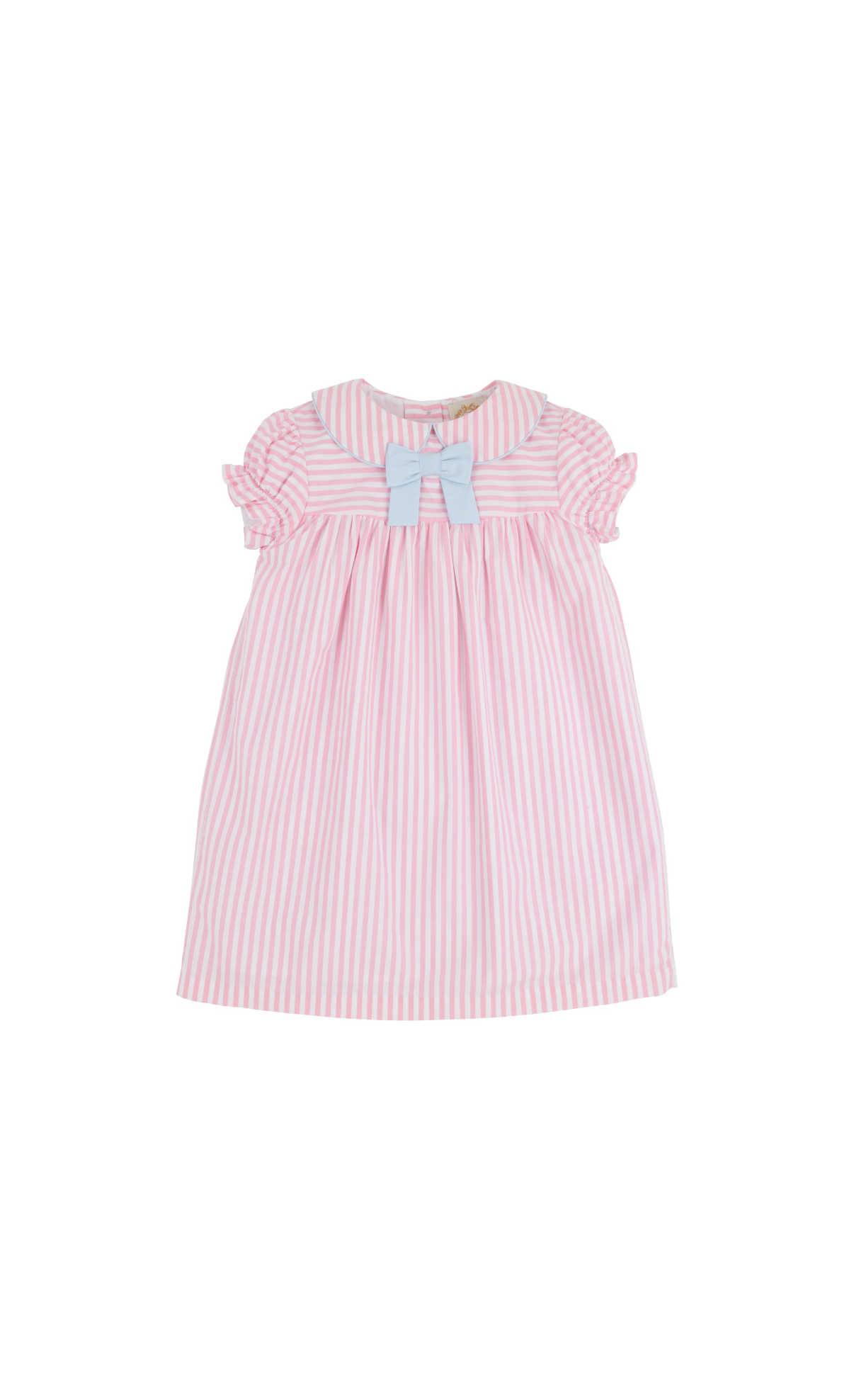 Pier Party Pinckney Pink Stripe Short Sleeve Banks Bow Dress