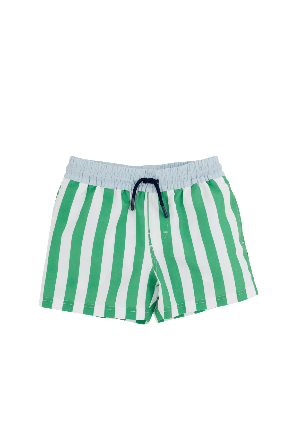 Kiawah Kelly Green Striped Swim Trunks