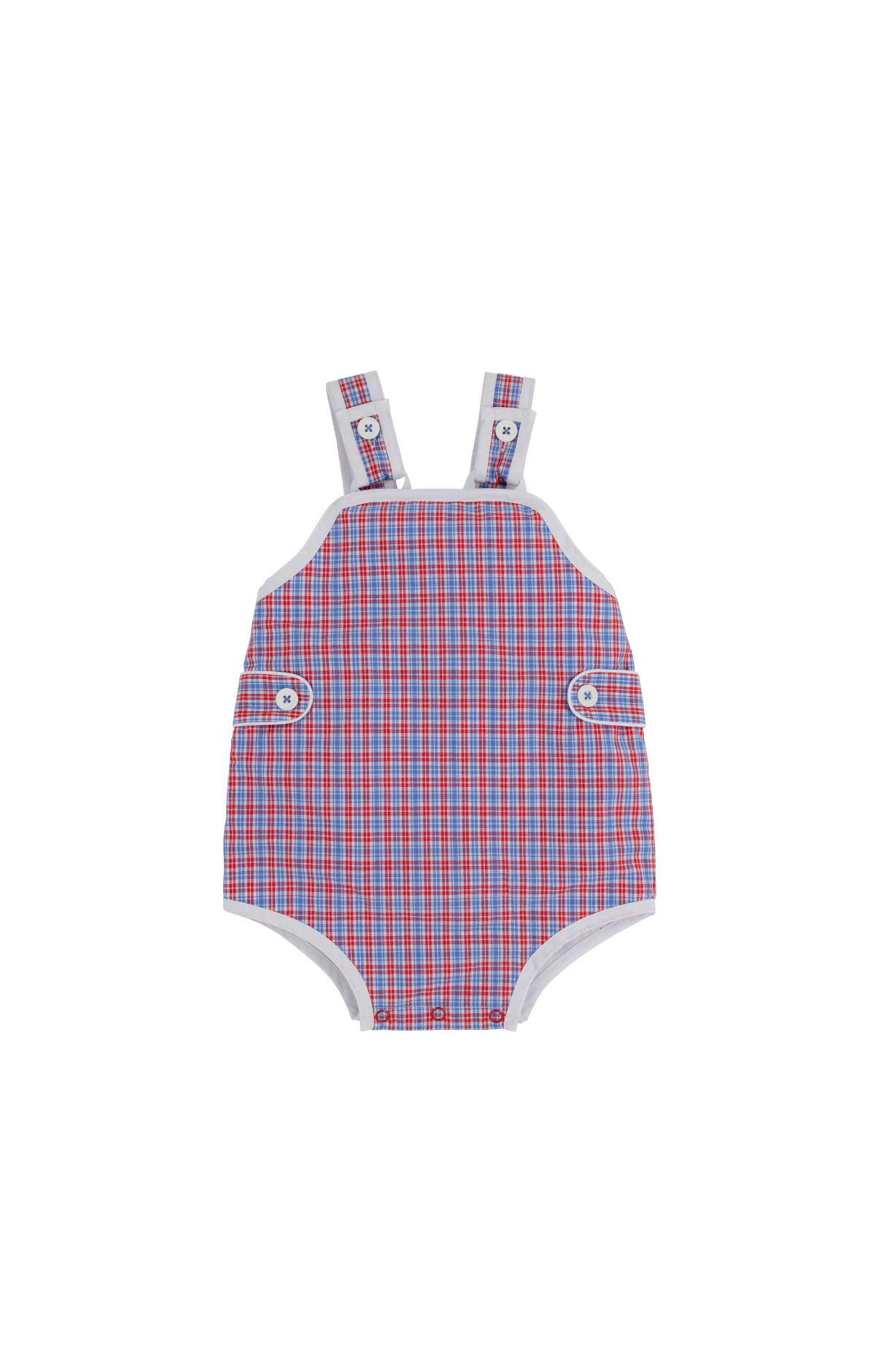 Lawn Party Plaid Skipper Sunsuit