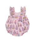 Small Pink Flowerette- Baby Girls Via Bubble