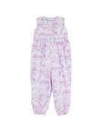 Sleeveless Rebecca Romper - Lavender and Lambs/Beale Street Blue