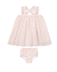 Baby Antique Floral Flutter Tank Bloomer Set