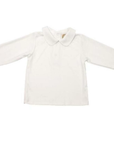Peter Pan Collar Shirt Pima Worth Avenue White