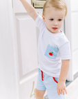 Soft Blue Boy Short