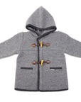 Toggle Coat with Hood Medium Grey/Dark Grey