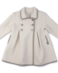 Inverted Pleat Coat Crude/Nude