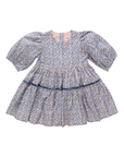 Girls Maribelle Dress Blue Climbing Floral