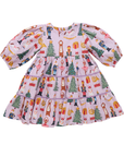 Girls Peachy Dress Lavender Nutcracker