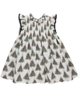 Girls Stevie Dress Vintage Trees