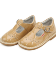 Ruthie T-strap Mary Jane Patent Toffee