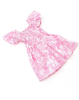 Cotton Smocked Dress Pink Paradise