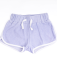Terry Drawstring Short Purple