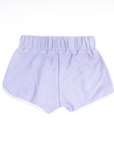 Terry Drawstring Short Purple