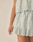 Teen Jess Mini Skirt Seafoam