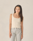 Teen Ribbed Tank Natural