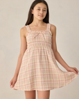 Teen Jane Mini Dress Summer Plaid